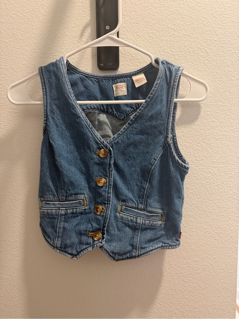 Levi's Denim Vest in Medium Blue